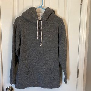 PINK Grey Hoodie with Camo Logo